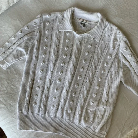 Vintage Knit Collared Top - Picture 3 of 11